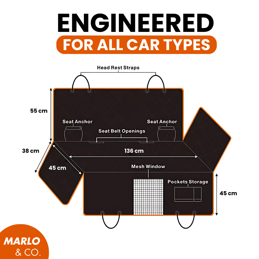 Marlo&Co.™ ToughGuard Dog Seat Cover