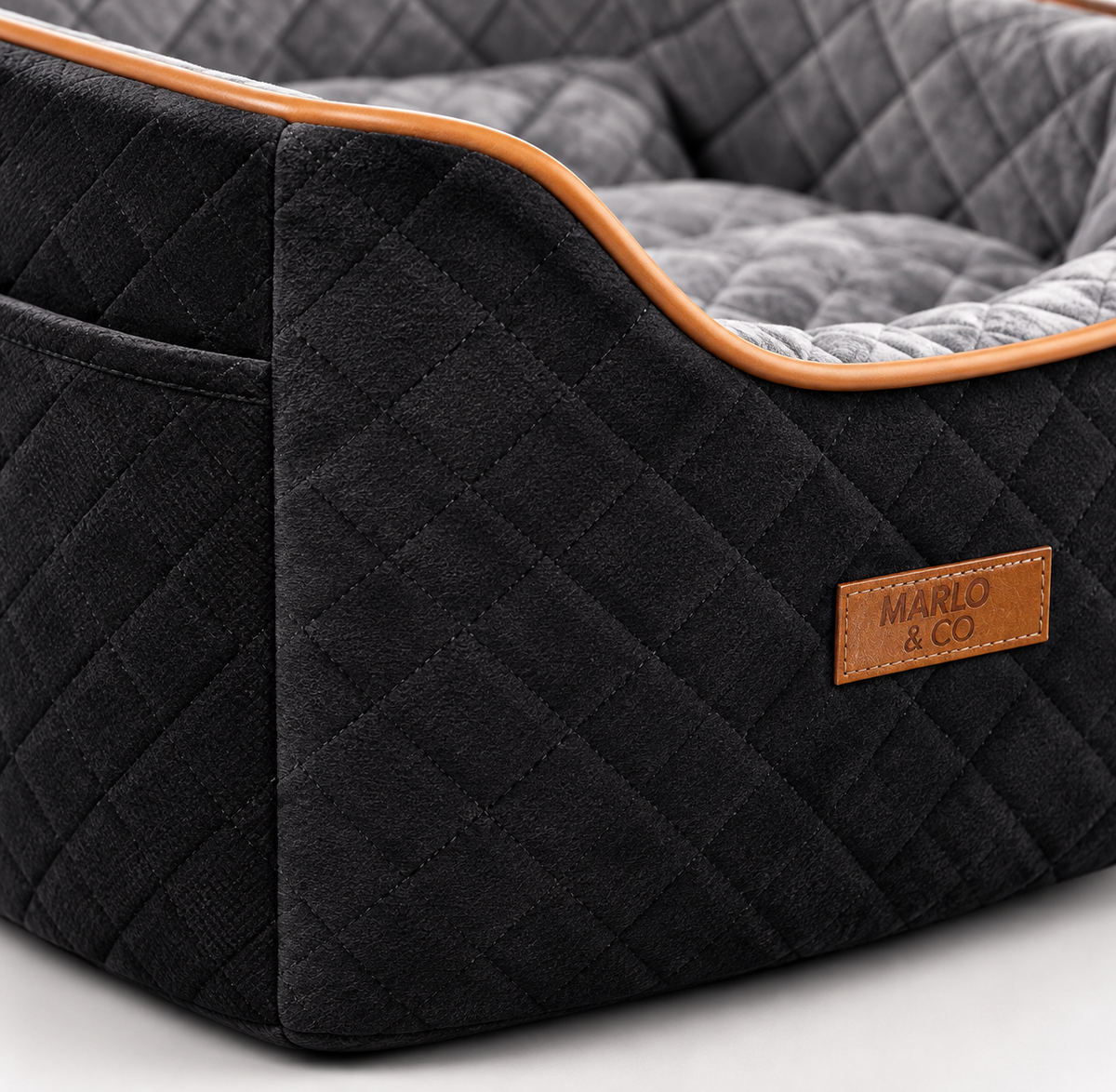 Marlo&Co™ Plush Front Dog Car Seat