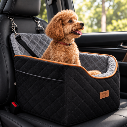 Marlo&Co™ Plush Front Dog Car Seat